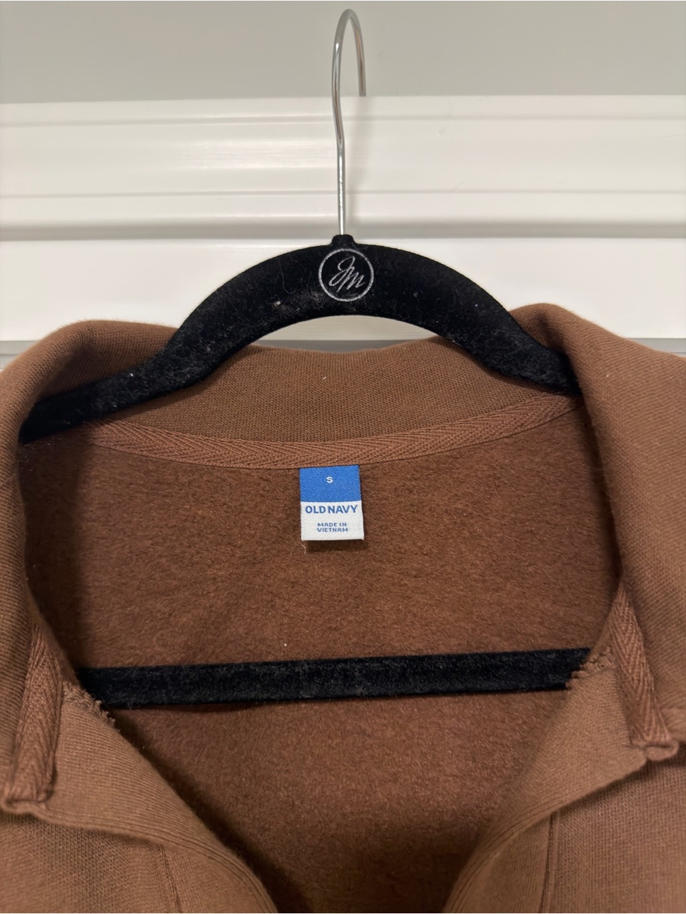 Brown Collared Sweatshirt - Picture 3 of 6